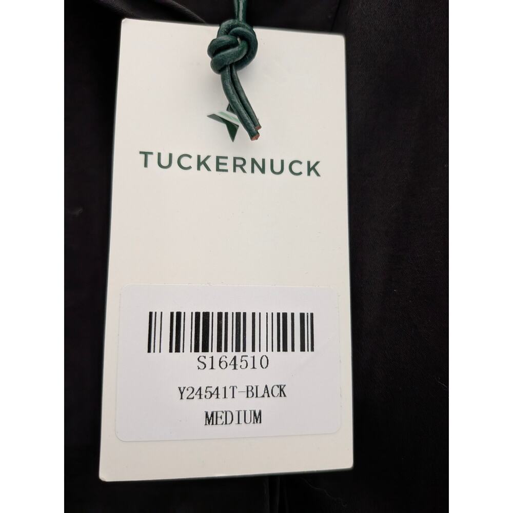 Tuckernuck Delaney Dress Size Medium M Black Cotton Maxi Shirt Dress Pockets Med - Picture 8 of 11
